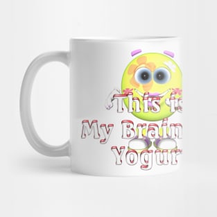 Happy Yogurt Slogan Mug